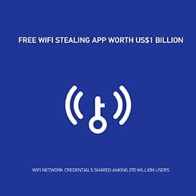 Free Wifi Stealing App Worth US$1 Billion