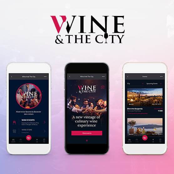 Wine & The City WeChat Minisite