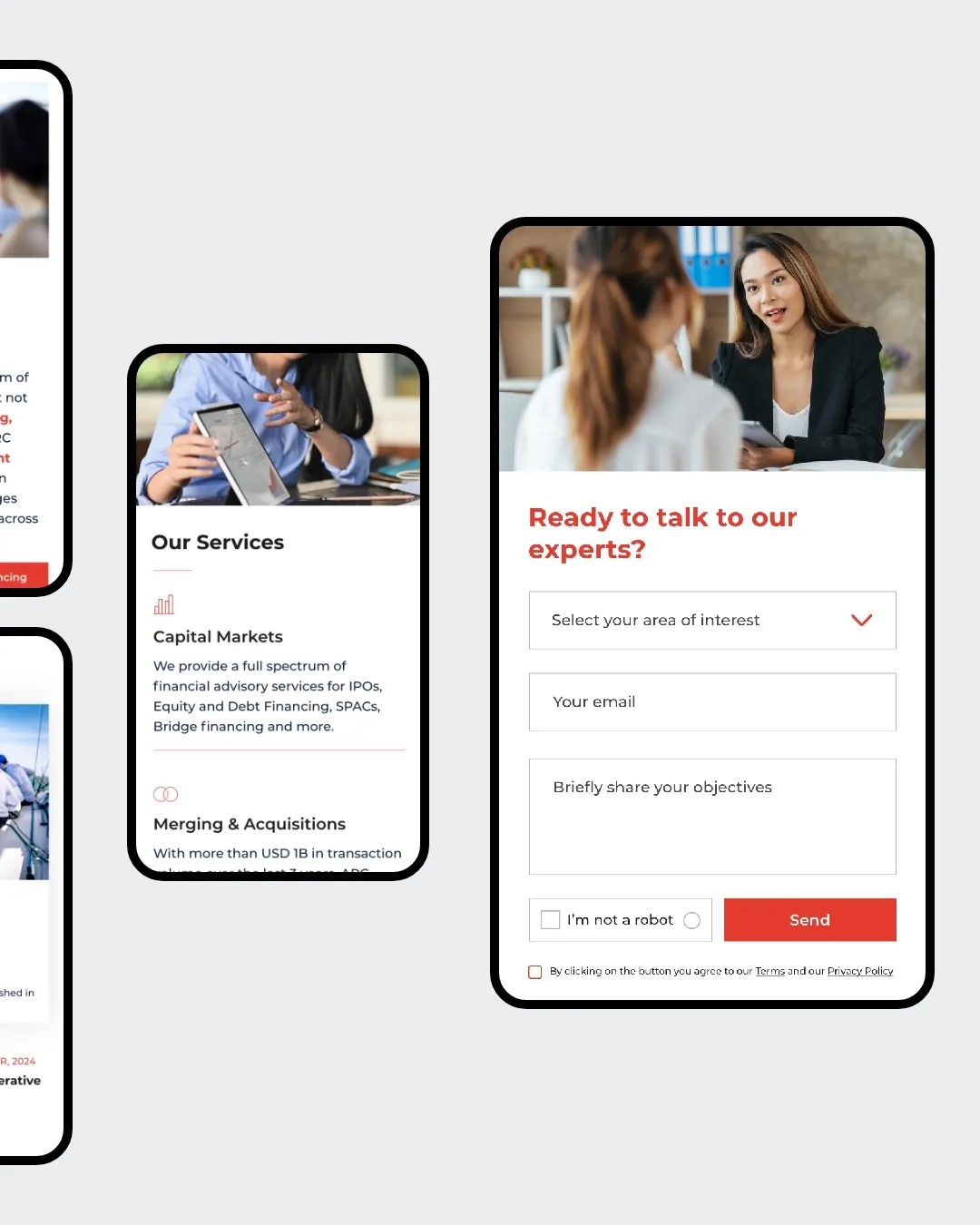 Responsive web design for ARC Group website by Flow Asia 03