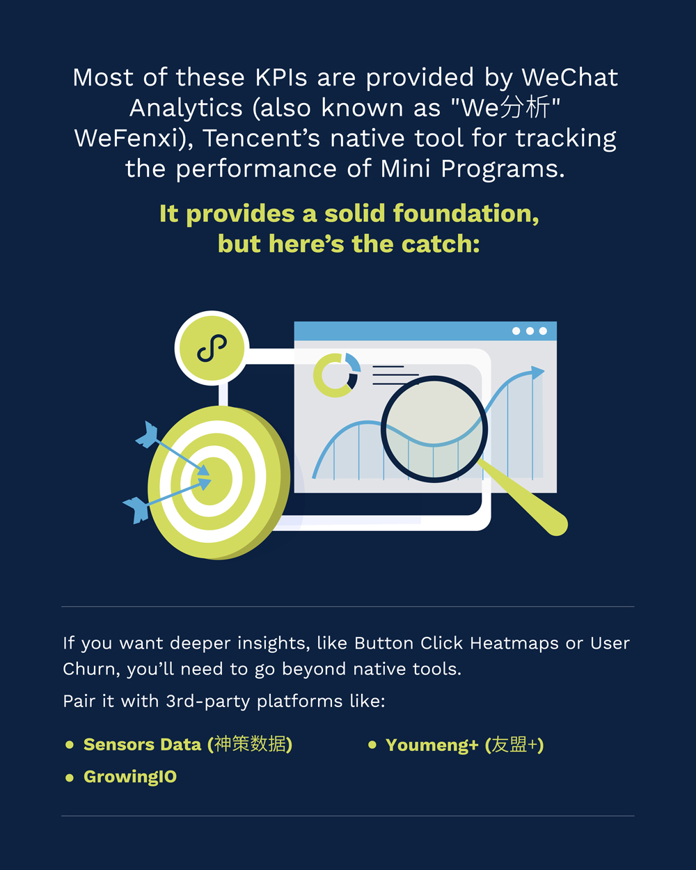 WeChat Mini Program KPI analysis tool "We 分析" is a native tool for tracking mini program performance - Flow Asia