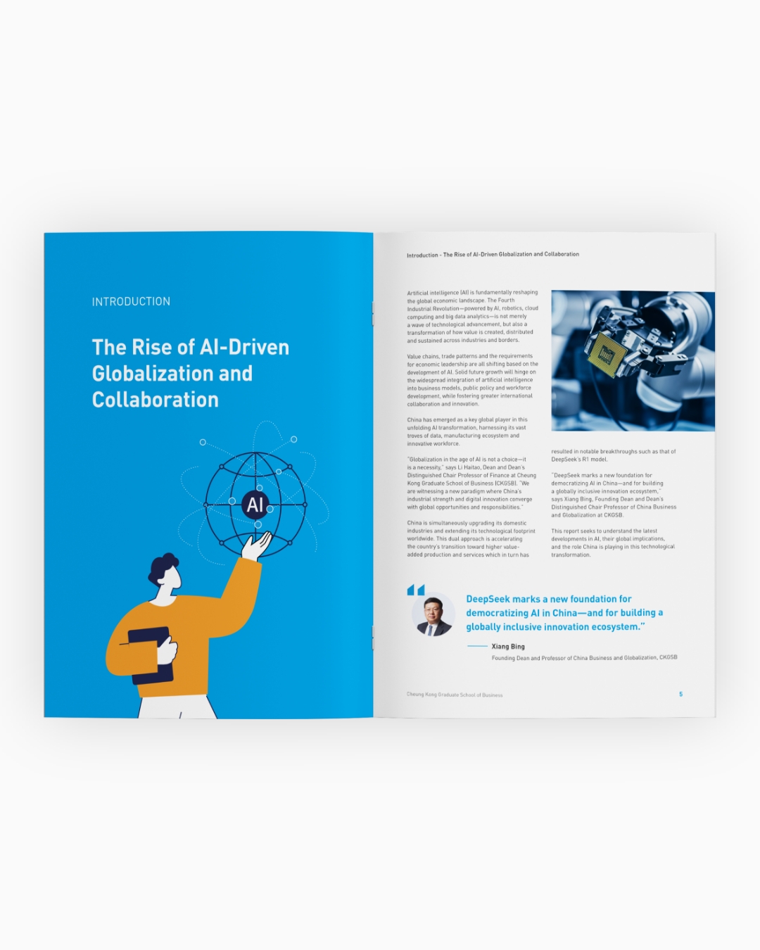 Flow Asia Crafts AI White Paper Design for CKGSB - Flow Asia